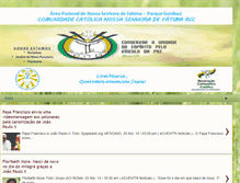 Tablet Screenshot of comnossasenhoradefatima.blogspot.com
