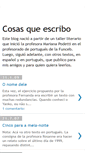 Mobile Screenshot of cosas-que-escribo.blogspot.com