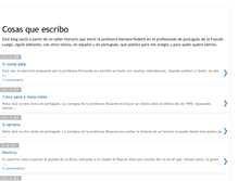 Tablet Screenshot of cosas-que-escribo.blogspot.com