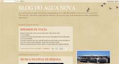 Desktop Screenshot of blogdoaguanova.blogspot.com