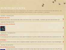 Tablet Screenshot of blogdoaguanova.blogspot.com