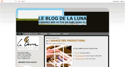 Desktop Screenshot of lunaprod.blogspot.com
