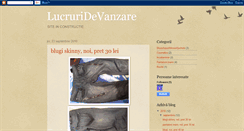 Desktop Screenshot of lucruridevanzare1.blogspot.com