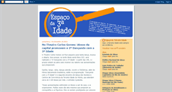 Desktop Screenshot of espacodaterceiraidade.blogspot.com