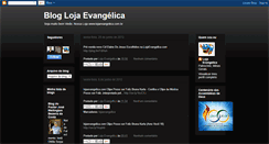 Desktop Screenshot of lojaevangelica.blogspot.com