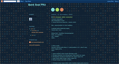 Desktop Screenshot of banksoalpknsmp.blogspot.com