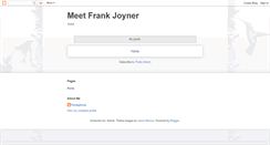 Desktop Screenshot of frankjoyner.blogspot.com