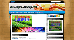 Desktop Screenshot of inginusahamaju.blogspot.com