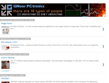 Tablet Screenshot of gnoorpctronics.blogspot.com