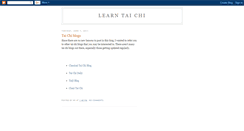 Desktop Screenshot of learntaichichuan.blogspot.com