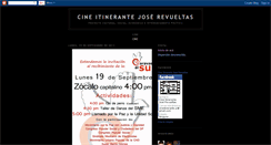 Desktop Screenshot of joserevueltascineitinerante.blogspot.com