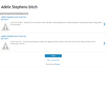 Tablet Screenshot of adele-stephens-bitch.blogspot.com