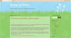 Desktop Screenshot of hempasfood.blogspot.com