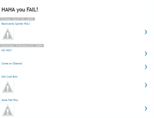 Tablet Screenshot of hahayoufail.blogspot.com