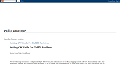 Desktop Screenshot of hamradioamateur.blogspot.com