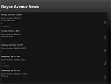 Tablet Screenshot of boyceavenuenews.blogspot.com