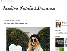 Tablet Screenshot of fashionpainteddreams.blogspot.com