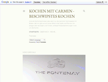 Tablet Screenshot of kochen-mit-carmen.blogspot.com