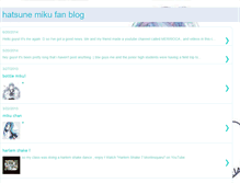 Tablet Screenshot of hatsunefanblog.blogspot.com