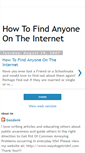 Mobile Screenshot of findanyoneoninternet.blogspot.com