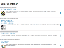 Tablet Screenshot of desdeminteriorespecial.blogspot.com