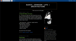 Desktop Screenshot of danieljohnsonlifearchitecture.blogspot.com