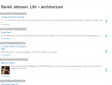 Tablet Screenshot of danieljohnsonlifearchitecture.blogspot.com