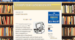 Desktop Screenshot of computergenx.blogspot.com