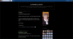 Desktop Screenshot of lynnwillwin.blogspot.com