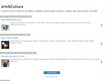 Tablet Screenshot of caliartecultura.blogspot.com