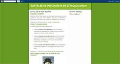 Desktop Screenshot of cartelespsicologia.blogspot.com