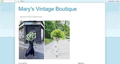 Desktop Screenshot of marysvintageboutique.blogspot.com