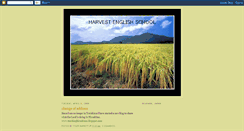 Desktop Screenshot of harvestenglishschool.blogspot.com