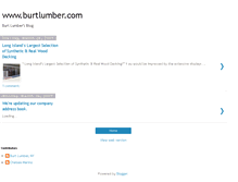 Tablet Screenshot of burtlumber.blogspot.com