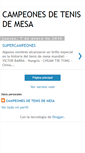 Mobile Screenshot of campeonesdetenisdemesa.blogspot.com
