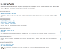 Tablet Screenshot of electro--music.blogspot.com