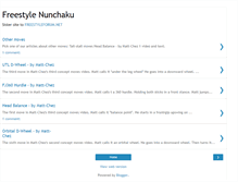 Tablet Screenshot of freestylenunchaku.blogspot.com