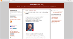 Desktop Screenshot of idtheftsecrets.blogspot.com