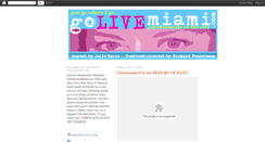 Desktop Screenshot of golivemiami.blogspot.com