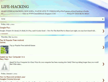 Tablet Screenshot of learnlifehack.blogspot.com