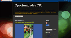 Desktop Screenshot of oportunidad2011.blogspot.com