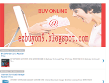 Tablet Screenshot of ezbuyon9.blogspot.com