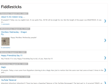 Tablet Screenshot of fiddlesticks-dumbfiddler.blogspot.com