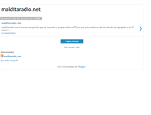 Tablet Screenshot of malditaradionet.blogspot.com