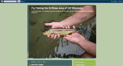 Desktop Screenshot of driftlessareaflyfishing.blogspot.com