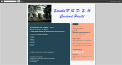 Desktop Screenshot of escuela12de16.blogspot.com