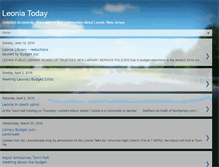 Tablet Screenshot of leoniatoday.blogspot.com