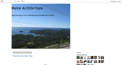 Desktop Screenshot of mainearchitecture.blogspot.com