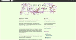 Desktop Screenshot of kukkivapuutarha.blogspot.com
