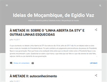 Tablet Screenshot of ideiasdemocambique.blogspot.com